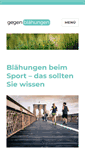 Mobile Screenshot of gegen-blaehungen.de